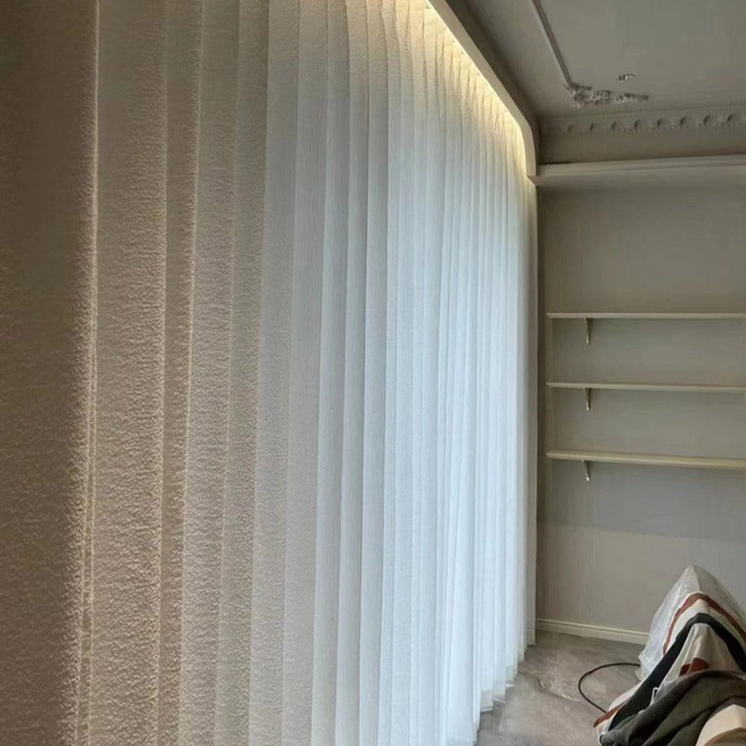DIHIN HOME Modern White Snowflake Folds Sheer Curtains,Grommet Window Curtain for Living Room ,52x63-inch,1 Panel Roman Shades Curtains Window Blinds custom curtains blackout curtains curtains for living room sheer curtains curtain fabric linen curtains kitchen curtains velvet curtains pinch pleat curtains bay window curtains outdoor curtains pleated curtains floral curtains dining room curtains kitchen valances drapes for bedroom patio curtains nursery curtains grommet curtains