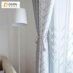 DIHIN HOME Modern White Striped,Blackout Grommet Window Curtain for Living Room ,52x63-inch,1 Panel Roman Shades Curtains Window Blinds custom curtains blackout curtains curtains for living room sheer curtains curtain fabric linen curtains kitchen curtains velvet curtains pinch pleat curtains bay window curtains outdoor curtains pleated curtains floral curtains dining room curtains kitchen valances drapes for bedroom patio curtains nursery curtains grommet curtains