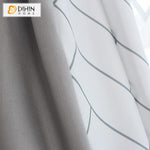 DIHIN HOME Modern White Striped,Blackout Grommet Window Curtain for Living Room ,52x63-inch,1 Panel Roman Shades Curtains Window Blinds custom curtains blackout curtains curtains for living room sheer curtains curtain fabric linen curtains kitchen curtains velvet curtains pinch pleat curtains bay window curtains outdoor curtains pleated curtains floral curtains dining room curtains kitchen valances drapes for bedroom patio curtains nursery curtains grommet curtains