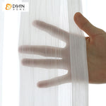 DIHIN HOME Modern White Striped,Sheer Curtain,Blackout Grommet Window Curtain for Living Room ,52x63-inch,1 Panel Roman Shades Curtains Window Blinds custom curtains blackout curtains curtains for living room sheer curtains curtain fabric linen curtains kitchen curtains velvet curtains pinch pleat curtains bay window curtains outdoor curtains pleated curtains floral curtains dining room curtains kitchen valances drapes for bedroom patio curtains nursery curtains grommet curtains