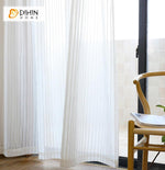 DIHIN HOME Modern White Strips Cotton Linen Curtains ,Sheer Curtain, Grommet Window Curtain for Living Room ,52x63-inch,1 Panel Roman Shades Curtains Window Blinds custom curtains blackout curtains curtains for living room sheer curtains curtain fabric linen curtains kitchen curtains velvet curtains pinch pleat curtains bay window curtains outdoor curtains pleated curtains floral curtains dining room curtains kitchen valances drapes for bedroom patio curtains nursery curtains grommet curtains