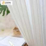 DIHIN HOME Modern White Strips Cotton Linen Curtains ,Sheer Curtain, Grommet Window Curtain for Living Room ,52x63-inch,1 Panel Roman Shades Curtains Window Blinds custom curtains blackout curtains curtains for living room sheer curtains curtain fabric linen curtains kitchen curtains velvet curtains pinch pleat curtains bay window curtains outdoor curtains pleated curtains floral curtains dining room curtains kitchen valances drapes for bedroom patio curtains nursery curtains grommet curtains