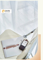 DIHIN HOME Modern White Strips Sheer Curtain, Grommet Window Curtain for Living Room ,52x63-inch,1 Panelriped Roman Shades Curtains Window Blinds custom curtains blackout curtains curtains for living room sheer curtains curtain fabric linen curtains kitchen curtains velvet curtains pinch pleat curtains bay window curtains outdoor curtains pleated curtains floral curtains dining room curtains kitchen valances drapes for bedroom patio curtains nursery curtains grommet curtains
