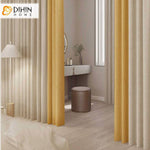 DIHIN HOME Modern Yellow and Beige Color,Blackout Grommet Window Curtain for Living Room ,52x63-inch,1 Panel Roman Shades Curtains Window Blinds custom curtains blackout curtains curtains for living room sheer curtains curtain fabric linen curtains kitchen curtains velvet curtains pinch pleat curtains bay window curtains outdoor curtains pleated curtains floral curtains dining room curtains kitchen valances drapes for bedroom patio curtains nursery curtains grommet curtains