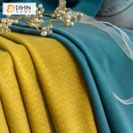DIHIN HOME Modern Yellow and Blue Color,Blackout Curtains Grommet Window Curtain for Living Room ,52x63-inch,1 Panel Roman Shades Curtains Window Blinds custom curtains blackout curtains curtains for living room sheer curtains curtain fabric linen curtains kitchen curtains velvet curtains pinch pleat curtains bay window curtains outdoor curtains pleated curtains floral curtains dining room curtains kitchen valances drapes for bedroom patio curtains nursery curtains grommet curtains