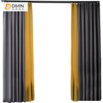 DIHIN HOME Modern Yellow and Grey Spliced Printed,Blackout Grommet Window Curtain for Living Room ,52x63-inch,1 Panel Roman Shades Curtains Window Blinds custom curtains blackout curtains curtains for living room sheer curtains curtain fabric linen curtains kitchen curtains velvet curtains pinch pleat curtains bay window curtains outdoor curtains pleated curtains floral curtains dining room curtains kitchen valances drapes for bedroom patio curtains nursery curtains grommet curtains