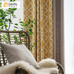 DIHIN HOME Modern Yellow Circles Spliced Geometric Printed,Blackout Grommet Window Curtain for Living Room ,52x63-inch,1 Panel Roman Shades Curtains Window Blinds custom curtains blackout curtains curtains for living room sheer curtains curtain fabric linen curtains kitchen curtains velvet curtains pinch pleat curtains bay window curtains outdoor curtains pleated curtains floral curtains dining room curtains kitchen valances drapes for bedroom patio curtains nursery curtains grommet curtains