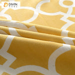 DIHIN HOME Modern Yellow Circles Spliced Geometric Printed,Blackout Grommet Window Curtain for Living Room ,52x63-inch,1 Panel Roman Shades Curtains Window Blinds custom curtains blackout curtains curtains for living room sheer curtains curtain fabric linen curtains kitchen curtains velvet curtains pinch pleat curtains bay window curtains outdoor curtains pleated curtains floral curtains dining room curtains kitchen valances drapes for bedroom patio curtains nursery curtains grommet curtains
