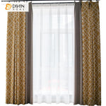 DIHIN HOME Modern Yellow Circles Spliced Geometric Printed,Blackout Grommet Window Curtain for Living Room ,52x63-inch,1 Panel Roman Shades Curtains Window Blinds custom curtains blackout curtains curtains for living room sheer curtains curtain fabric linen curtains kitchen curtains velvet curtains pinch pleat curtains bay window curtains outdoor curtains pleated curtains floral curtains dining room curtains kitchen valances drapes for bedroom patio curtains nursery curtains grommet curtains