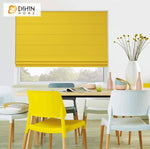 DIHIN HOME Modern Yellow Color Roman Shades ,Easy Install Washable Curtains ,Customized Window Curtain Drape, 24"W X 64"H Roman Shades Curtains Window Blinds custom curtains blackout curtains curtains for living room sheer curtains curtain fabric linen curtains kitchen curtains velvet curtains pinch pleat curtains bay window curtains outdoor curtains pleated curtains floral curtains dining room curtains kitchen valances drapes for bedroom patio curtains nursery curtains grommet curtains
