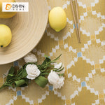 DIHIN HOME Modern Yellow Geometric Printed Tablecloth For Rectangle Tables,Custom Washed Linen Tablecloth,Handmade Rectangle Table Cover Roman Shades Curtains Window Blinds custom curtains blackout curtains curtains for living room sheer curtains curtain fabric linen curtains kitchen curtains velvet curtains pinch pleat curtains bay window curtains outdoor curtains pleated curtains floral curtains dining room curtains kitchen valances drapes for bedroom patio curtains nursery curtains grommet curtains
