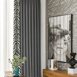 DIHIN HOME Modern Zebra Pattern Printed,Blackout Grommet Window Curtain for Living Room ,52x63-inch,1 Panel Roman Shades Curtains Window Blinds custom curtains blackout curtains curtains for living room sheer curtains curtain fabric linen curtains kitchen curtains velvet curtains pinch pleat curtains bay window curtains outdoor curtains pleated curtains floral curtains dining room curtains kitchen valances drapes for bedroom patio curtains nursery curtains grommet curtains