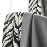 DIHIN HOME Modern Zebra Pattern Printed,Blackout Grommet Window Curtain for Living Room ,52x63-inch,1 Panel Roman Shades Curtains Window Blinds custom curtains blackout curtains curtains for living room sheer curtains curtain fabric linen curtains kitchen curtains velvet curtains pinch pleat curtains bay window curtains outdoor curtains pleated curtains floral curtains dining room curtains kitchen valances drapes for bedroom patio curtains nursery curtains grommet curtains