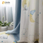 DIHIN HOME Moon and Stars Printed,Blackout Grommet Window Curtain for Living Room ,52x63-inch,1 Panel Roman Shades Curtains Window Blinds custom curtains blackout curtains curtains for living room sheer curtains curtain fabric linen curtains kitchen curtains velvet curtains pinch pleat curtains bay window curtains outdoor curtains pleated curtains floral curtains dining room curtains kitchen valances drapes for bedroom patio curtains nursery curtains grommet curtains