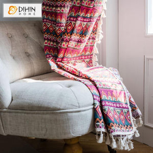DIHIN HOME National Style Curtains With Lace ,Blackout Grommet Window Curtain for Living Room ,52x63-inch,1 Panel Roman Shades Curtains Window Blinds custom curtains blackout curtains curtains for living room sheer curtains curtain fabric linen curtains kitchen curtains velvet curtains pinch pleat curtains bay window curtains outdoor curtains pleated curtains floral curtains dining room curtains kitchen valances drapes for bedroom patio curtains nursery curtains grommet curtains