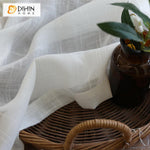 DIHIN HOME Natural Cotton Linen White Striped ,Sheer Curtain, Grommet Window Curtain for Living Room ,52x63-inch,1 Panel Roman Shades Curtains Window Blinds custom curtains blackout curtains curtains for living room sheer curtains curtain fabric linen curtains kitchen curtains velvet curtains pinch pleat curtains bay window curtains outdoor curtains pleated curtains floral curtains dining room curtains kitchen valances drapes for bedroom patio curtains nursery curtains grommet curtains