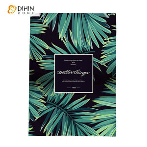 DIHIN HOME Natural Fashion Leaves Printed Japanese Noren Doorway Curtain Tapestry,Cotton Linen,Door Way Curtain Door Hanging Tapestry,33.5''Wx59''L,1 Panel Roman Shades Window Curtains Curtains Window Blinds Curtains Drapes linen drapery curtains and drapes windows drapes custom curtains blackout curtains curtains for living room window shades sheer curtains curtain fabric window treatments custom drapery