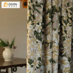 DIHIN HOME Natural Flower Printed,Blackout Grommet Window Curtain for Living Room ,52x63-inch,1 Panel Roman Shades Curtains Window Blinds custom curtains blackout curtains curtains for living room sheer curtains curtain fabric linen curtains kitchen curtains velvet curtains pinch pleat curtains bay window curtains outdoor curtains pleated curtains floral curtains dining room curtains kitchen valances drapes for bedroom patio curtains nursery curtains grommet curtains