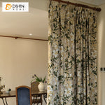 DIHIN HOME Natural Flower Printed,Blackout Grommet Window Curtain for Living Room ,52x63-inch,1 Panel Roman Shades Curtains Window Blinds custom curtains blackout curtains curtains for living room sheer curtains curtain fabric linen curtains kitchen curtains velvet curtains pinch pleat curtains bay window curtains outdoor curtains pleated curtains floral curtains dining room curtains kitchen valances drapes for bedroom patio curtains nursery curtains grommet curtains