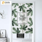 DIHIN HOME Natural Leaf Printed Japanese Noren Doorway Curtain Tapestry,Cotton Linen,Door Way Curtain Door Hanging Tapestry,33.5''Wx59''L,1 Panel Roman Shades Window Curtains Curtains Window Blinds Curtains Drapes linen drapery curtains and drapes windows drapes custom curtains blackout curtains curtains for living room window shades sheer curtains curtain fabric window treatments custom drapery