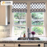 DIHIN HOME Neat Black Lines Printed Roman Shades,Easy Install Washable Curtains ,Customized Window Curtain Drape, 24"W X 64" Roman Shades Curtains Window Blinds custom curtains blackout curtains curtains for living room sheer curtains curtain fabric linen curtains kitchen curtains velvet curtains pinch pleat curtains bay window curtains outdoor curtains pleated curtains floral curtains dining room curtains kitchen valances drapes for bedroom patio curtains nursery curtains grommet curtains