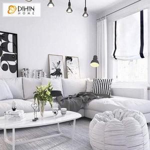 DIHIN HOME Neat Black Stripes Printed Roman Shades,Easy Install Washable Curtains ,Customized Window Curtain Drape, 24"W X 64" Roman Shades Curtains Window Blinds custom curtains blackout curtains curtains for living room sheer curtains curtain fabric linen curtains kitchen curtains velvet curtains pinch pleat curtains bay window curtains outdoor curtains pleated curtains floral curtains dining room curtains kitchen valances drapes for bedroom patio curtains nursery curtains grommet curtains