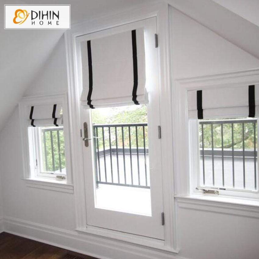 DIHIN HOME Neat Black Stripes Printed Roman Shades,Easy Install Washable Curtains ,Customized Window Curtain Drape, 24"W X 64" Roman Shades Curtains Window Blinds custom curtains blackout curtains curtains for living room sheer curtains curtain fabric linen curtains kitchen curtains velvet curtains pinch pleat curtains bay window curtains outdoor curtains pleated curtains floral curtains dining room curtains kitchen valances drapes for bedroom patio curtains nursery curtains grommet curtains