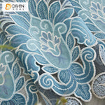 DIHIN HOME New Arrival High Quality  Embroidered Luxurious Valance ,Blackout Curtains Grommet Window Curtain for Living Room ,52x84-inch,1 Panel Roman Shades Curtains Window Blinds custom curtains blackout curtains curtains for living room sheer curtains curtain fabric linen curtains kitchen curtains velvet curtains pinch pleat curtains bay window curtains outdoor curtains pleated curtains floral curtains dining room curtains kitchen valances drapes for bedroom patio curtains nursery curtains grommet curtai