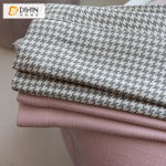 DIHIN HOME New Arrival Pink Color Fabric With Houndstooth Jacquard,Blackout Grommet Window Curtain for Living Room ,52x63-inch,1 Panel Roman Shades Curtains Window Blinds custom curtains blackout curtains curtains for living room sheer curtains curtain fabric linen curtains kitchen curtains velvet curtains pinch pleat curtains bay window curtains outdoor curtains pleated curtains floral curtains dining room curtains kitchen valances drapes for bedroom patio curtains nursery curtains grommet curtains