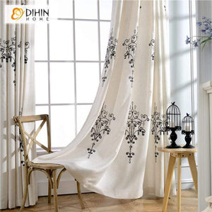 DIHIN HOME Noble Black Pattern Printed,Blackout Grommet Window Curtain for Living Room ,52x63-inch,1 Panel Roman Shades Curtains Window Blinds custom curtains blackout curtains curtains for living room sheer curtains curtain fabric linen curtains kitchen curtains velvet curtains pinch pleat curtains bay window curtains outdoor curtains pleated curtains floral curtains dining room curtains kitchen valances drapes for bedroom patio curtains nursery curtains grommet curtains