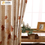 DIHIN HOME Noble Maple Leaves Printed,Blackout Grommet Window Curtain for Living Room ,52x63-inch,1 Panel Roman Shades Curtains Window Blinds custom curtains blackout curtains curtains for living room sheer curtains curtain fabric linen curtains kitchen curtains velvet curtains pinch pleat curtains bay window curtains outdoor curtains pleated curtains floral curtains dining room curtains kitchen valances drapes for bedroom patio curtains nursery curtains grommet curtains