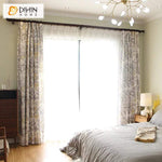 DIHIN HOME Noble Yellow Flowers Grey Leaves Printed,Blackout Grommet Window Curtain for Living Room ,52x63-inch,1 Panel Roman Shades Curtains Window Blinds custom curtains blackout curtains curtains for living room sheer curtains curtain fabric linen curtains kitchen curtains velvet curtains pinch pleat curtains bay window curtains outdoor curtains pleated curtains floral curtains dining room curtains kitchen valances drapes for bedroom patio curtains nursery curtains grommet curtains