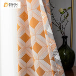 DIHIN HOME Nordic Fashion Geometry Printed,Blackout Grommet Window Curtain for Living Room ,52x63-inch,1 Panel Roman Shades Curtains Window Blinds custom curtains blackout curtains curtains for living room sheer curtains curtain fabric linen curtains kitchen curtains velvet curtains pinch pleat curtains bay window curtains outdoor curtains pleated curtains floral curtains dining room curtains kitchen valances drapes for bedroom patio curtains nursery curtains grommet curtains