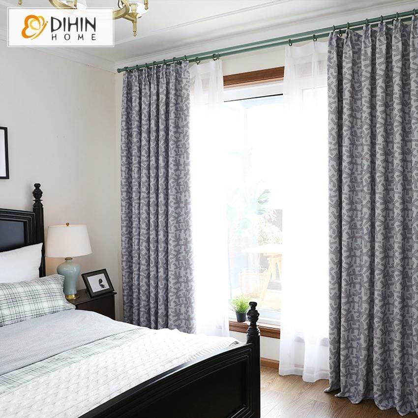 DIHIN HOME Nordic Geometric Curtains , Blackout Grommet Window Curtain for Living Room ,52x63-inch,1 Panel Roman Shades Curtains Window Blinds custom curtains blackout curtains curtains for living room sheer curtains curtain fabric linen curtains kitchen curtains velvet curtains pinch pleat curtains bay window curtains outdoor curtains pleated curtains floral curtains dining room curtains kitchen valances drapes for bedroom patio curtains nursery curtains grommet curtains