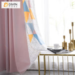 DIHIN HOME Nordic Geometric Triangle Window Curtain Spliced Curtains，Blackout Grommet Window Curtain for Living Room ,52x63-inch,1 Panel Roman Shades Curtains Window Blinds custom curtains blackout curtains curtains for living room sheer curtains curtain fabric linen curtains kitchen curtains velvet curtains pinch pleat curtains bay window curtains outdoor curtains pleated curtains floral curtains dining room curtains kitchen valances drapes for bedroom patio curtains nursery curtains grommet curtains