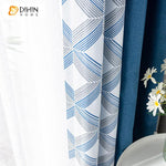 DIHIN HOME Nordic Rhombic Geometry Printed,Blackout Grommet Window Curtain for Living Room ,52x63-inch,1 Panel Roman Shades Curtains Window Blinds custom curtains blackout curtains curtains for living room sheer curtains curtain fabric linen curtains kitchen curtains velvet curtains pinch pleat curtains bay window curtains outdoor curtains pleated curtains floral curtains dining room curtains kitchen valances drapes for bedroom patio curtains nursery curtains grommet curtains