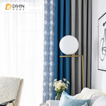DIHIN HOME Nordic Rhombic Geometry Printed,Blackout Grommet Window Curtain for Living Room ,52x63-inch,1 Panel Roman Shades Curtains Window Blinds custom curtains blackout curtains curtains for living room sheer curtains curtain fabric linen curtains kitchen curtains velvet curtains pinch pleat curtains bay window curtains outdoor curtains pleated curtains floral curtains dining room curtains kitchen valances drapes for bedroom patio curtains nursery curtains grommet curtains