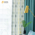 DIHIN HOME Nordic Simple Geometry Printed,Blackout Grommet Window Curtain for Living Room ,52x63-inch,1 Panel Roman Shades Curtains Window Blinds custom curtains blackout curtains curtains for living room sheer curtains curtain fabric linen curtains kitchen curtains velvet curtains pinch pleat curtains bay window curtains outdoor curtains pleated curtains floral curtains dining room curtains kitchen valances drapes for bedroom patio curtains nursery curtains grommet curtains