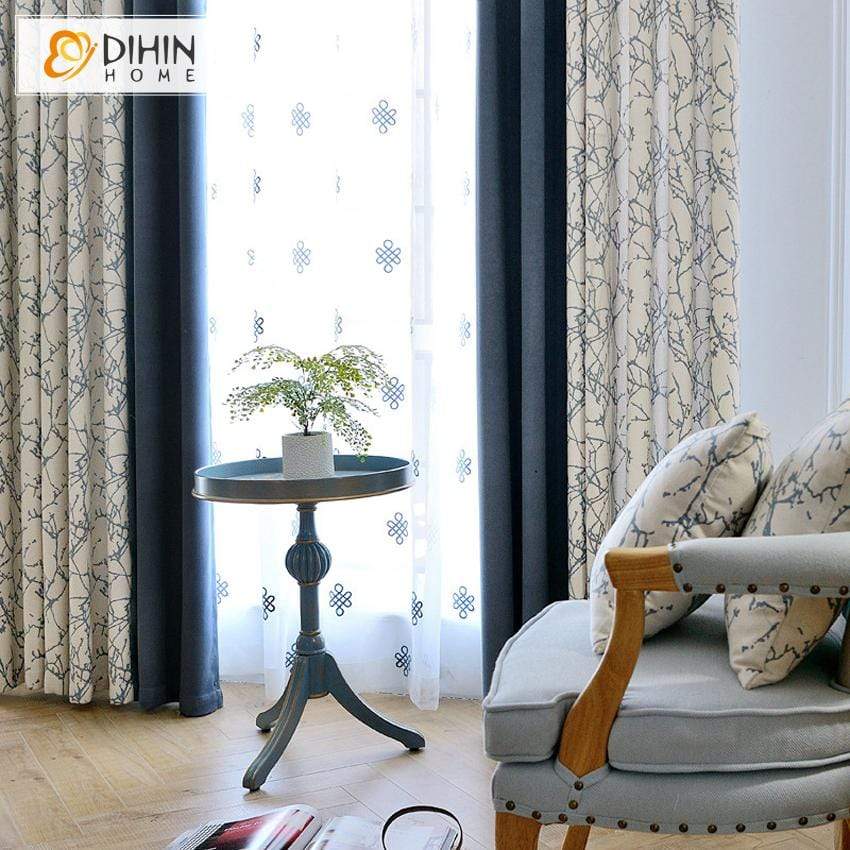 DIHIN HOME Nortic Retro Abstract Spliced Curtains，Blackout Grommet Window Curtain for Living Room ,52x63-inch,1 Panel Roman Shades Curtains Window Blinds custom curtains blackout curtains curtains for living room sheer curtains curtain fabric linen curtains kitchen curtains velvet curtains pinch pleat curtains bay window curtains outdoor curtains pleated curtains floral curtains dining room curtains kitchen valances drapes for bedroom patio curtains nursery curtains grommet curtains