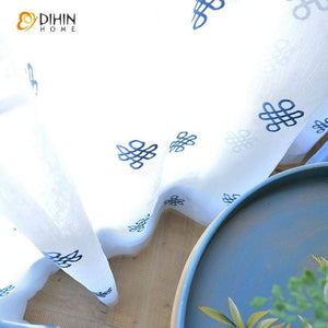 DIHIN HOME Nortic Retro Abstract Spliced Curtains，Blackout Grommet Window Curtain for Living Room ,52x63-inch,1 Panel Roman Shades Curtains Window Blinds custom curtains blackout curtains curtains for living room sheer curtains curtain fabric linen curtains kitchen curtains velvet curtains pinch pleat curtains bay window curtains outdoor curtains pleated curtains floral curtains dining room curtains kitchen valances drapes for bedroom patio curtains nursery curtains grommet curtains