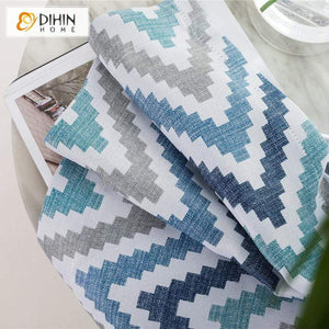 DIHIN HOME Nortic Striped Printed Curtains,Blackout Grommet Window Curtain for Living Room ,52x63-inch,1 Panel Roman Shades Curtains Window Blinds custom curtains blackout curtains curtains for living room sheer curtains curtain fabric linen curtains kitchen curtains velvet curtains pinch pleat curtains bay window curtains outdoor curtains pleated curtains floral curtains dining room curtains kitchen valances drapes for bedroom patio curtains nursery curtains grommet curtains