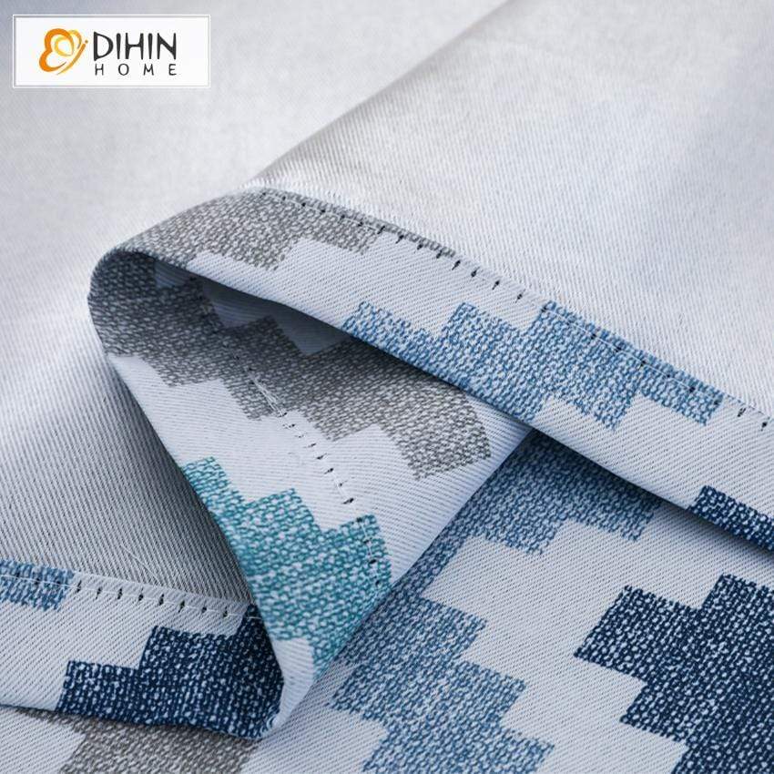 DIHIN HOME Nortic Striped Printed Curtains,Blackout Grommet Window Curtain for Living Room ,52x63-inch,1 Panel Roman Shades Curtains Window Blinds custom curtains blackout curtains curtains for living room sheer curtains curtain fabric linen curtains kitchen curtains velvet curtains pinch pleat curtains bay window curtains outdoor curtains pleated curtains floral curtains dining room curtains kitchen valances drapes for bedroom patio curtains nursery curtains grommet curtains
