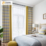 DIHIN HOME Nortic Striped Style Spliced Curtains，Blackout Grommet Window Curtain for Living Room ,52x63-inch,1 Panel Roman Shades Curtains Window Blinds custom curtains blackout curtains curtains for living room sheer curtains curtain fabric linen curtains kitchen curtains velvet curtains pinch pleat curtains bay window curtains outdoor curtains pleated curtains floral curtains dining room curtains kitchen valances drapes for bedroom patio curtains nursery curtains grommet curtains
