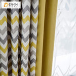 DIHIN HOME Nortic Striped Style Spliced Curtains，Blackout Grommet Window Curtain for Living Room ,52x63-inch,1 Panel Roman Shades Curtains Window Blinds custom curtains blackout curtains curtains for living room sheer curtains curtain fabric linen curtains kitchen curtains velvet curtains pinch pleat curtains bay window curtains outdoor curtains pleated curtains floral curtains dining room curtains kitchen valances drapes for bedroom patio curtains nursery curtains grommet curtains