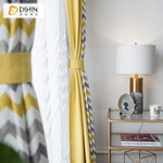 DIHIN HOME Nortic Striped Style Spliced Curtains，Blackout Grommet Window Curtain for Living Room ,52x63-inch,1 Panel Roman Shades Curtains Window Blinds custom curtains blackout curtains curtains for living room sheer curtains curtain fabric linen curtains kitchen curtains velvet curtains pinch pleat curtains bay window curtains outdoor curtains pleated curtains floral curtains dining room curtains kitchen valances drapes for bedroom patio curtains nursery curtains grommet curtains