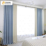 DIHIN HOME Ordinary Blue and White Printed,Blackout Grommet Window Curtain for Living Room ,52x63-inch,1 Panel Roman Shades Curtains Window Blinds custom curtains blackout curtains curtains for living room sheer curtains curtain fabric linen curtains kitchen curtains velvet curtains pinch pleat curtains bay window curtains outdoor curtains pleated curtains floral curtains dining room curtains kitchen valances drapes for bedroom patio curtains nursery curtains grommet curtains