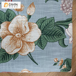 DIHIN HOME Pastoral American Cotton Linen Flowers Printed,Blackout Grommet Window Curtain for Living Room ,52x63-inch,1 Panel Roman Shades Curtains Window Blinds custom curtains blackout curtains curtains for living room sheer curtains curtain fabric linen curtains kitchen curtains velvet curtains pinch pleat curtains bay window curtains outdoor curtains pleated curtains floral curtains dining room curtains kitchen valances drapes for bedroom patio curtains nursery curtains grommet curtains