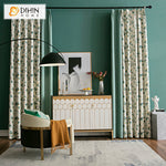 DIHIN HOME Pastoral American Green Leaves Printed,Blackout Grommet Window Curtain for Living Room ,52x63-inch,1 Panel Roman Shades Curtains Window Blinds custom curtains blackout curtains curtains for living room sheer curtains curtain fabric linen curtains kitchen curtains velvet curtains pinch pleat curtains bay window curtains outdoor curtains pleated curtains floral curtains dining room curtains kitchen valances drapes for bedroom patio curtains nursery curtains grommet curtains