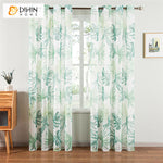DIHIN HOME Pastoral Banana Leaves Printed Sheer Curtains,Grommet Window Curtain for Living Room ,52x63-inch,1 Panel Roman Shades Curtains Window Blinds custom curtains blackout curtains curtains for living room sheer curtains curtain fabric linen curtains kitchen curtains velvet curtains pinch pleat curtains bay window curtains outdoor curtains pleated curtains floral curtains dining room curtains kitchen valances drapes for bedroom patio curtains nursery curtains grommet curtains