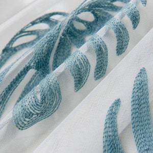 DIHIN HOME Pastoral Banana Tree Cotton Linen Embroidered Day Curtain ,Sheer Curtain, Grommet Window Curtain for Living Room ,52x63-inch,1 Panel Roman Shades Curtains Window Blinds custom curtains blackout curtains curtains for living room sheer curtains curtain fabric linen curtains kitchen curtains velvet curtains pinch pleat curtains bay window curtains outdoor curtains pleated curtains floral curtains dining room curtains kitchen valances drapes for bedroom patio curtains nursery curtains grommet curtain